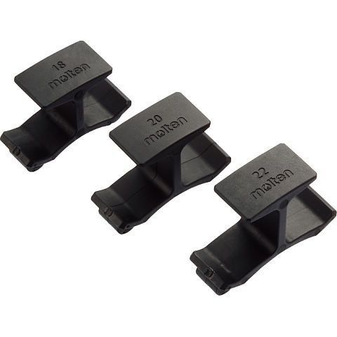 Molten Valkeen Sifflet d'Arbitre Professionnels Flip Grip - Noir/Argenté