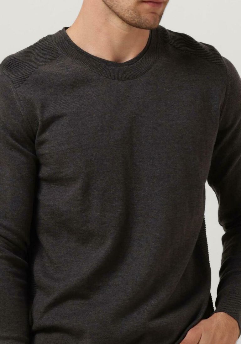 VANGUARD grijze vanguard trui crewneck cotton slub