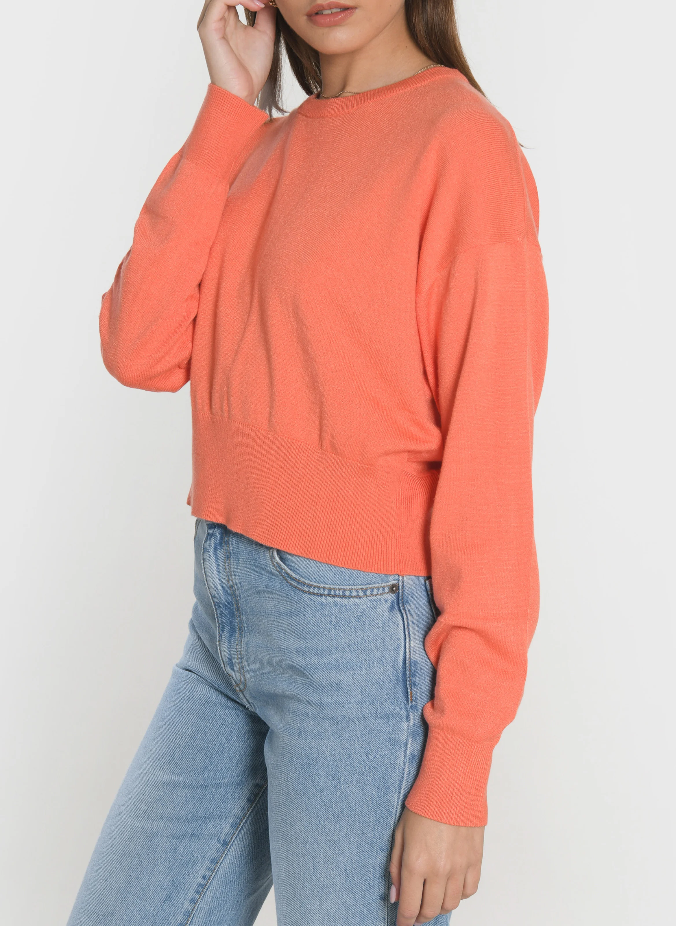 NOLWENN - Pull court large| Orange