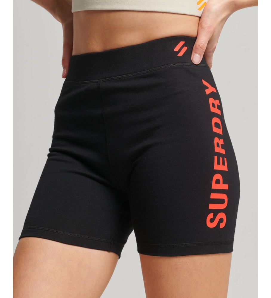 Calções de ciclismo Superdry Code Core pretos