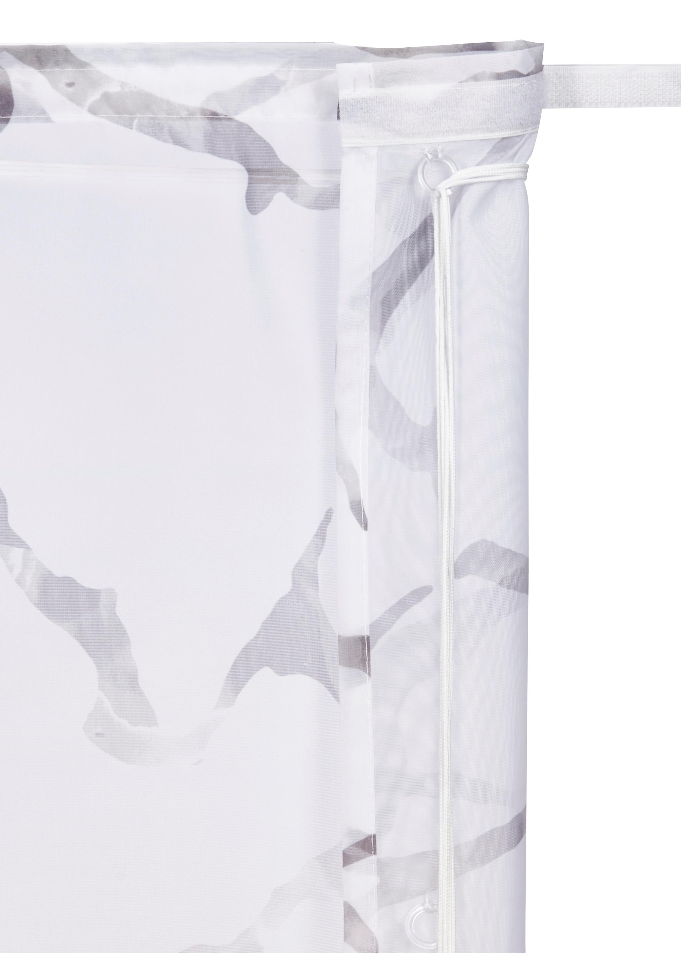 my home Raffrollo »Fulda« mit Klettschiene Transparent, Voile, Polyester