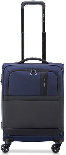 Roncato Metropolitan 4 wielen Cabinewagen 55 cm met uitbreidingsplooi  blauw
