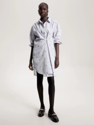 Vestido camisa oversized listrado Ithaca