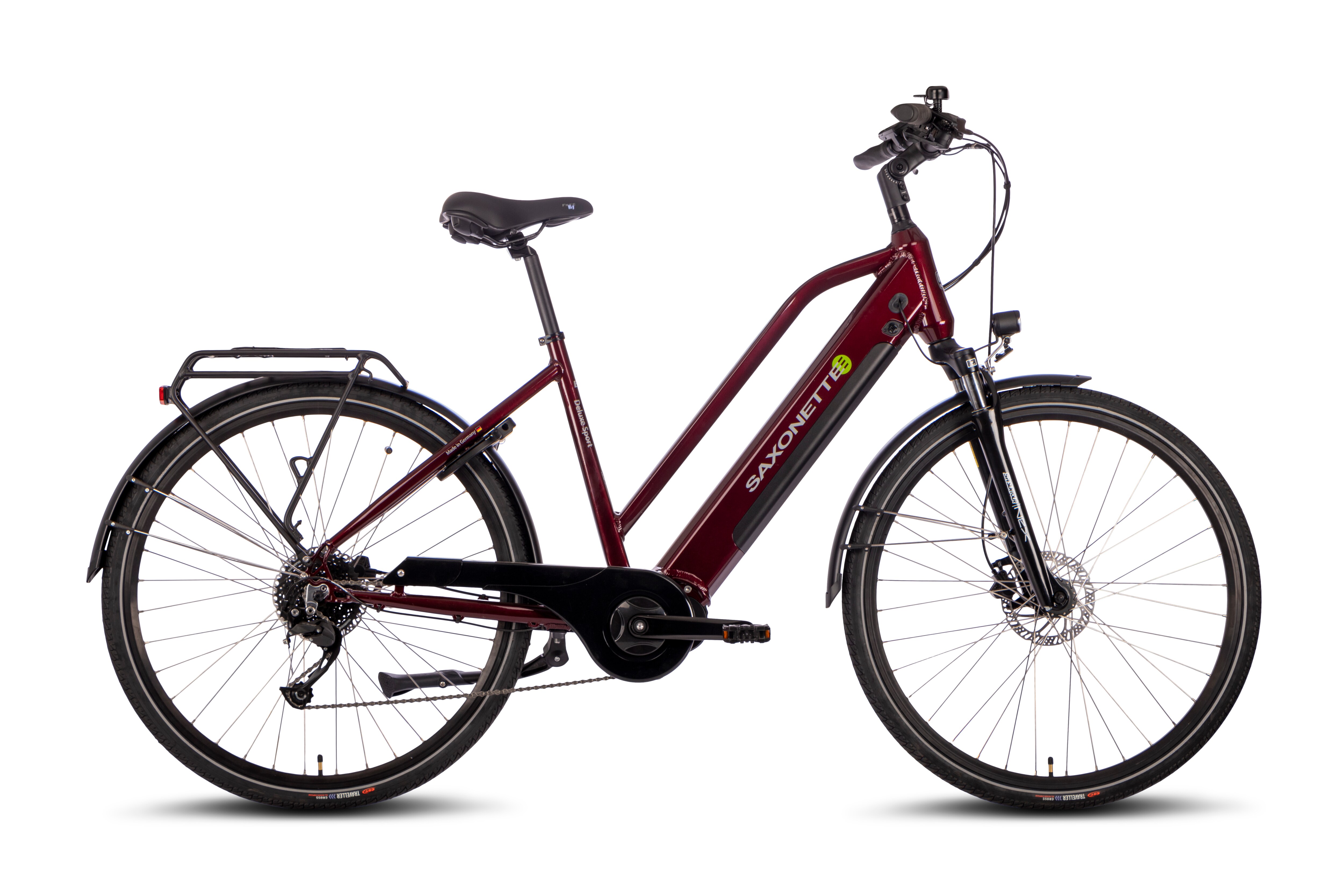 SAXONETTE Deluxe Sport Lady Gang Trekking E-Bike Scheibenbremsen
