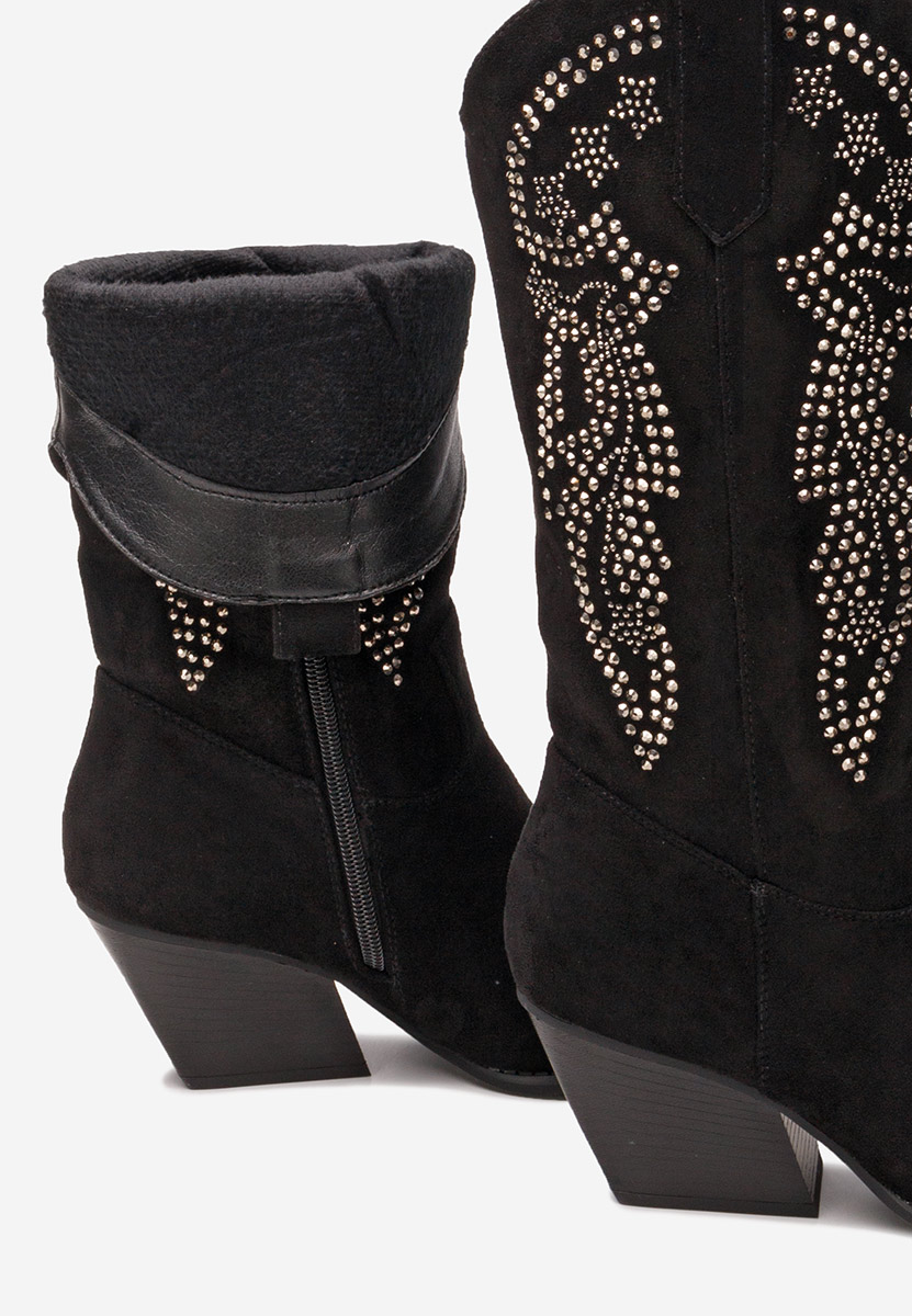 Bottes cowboy femme noires Tanassie
