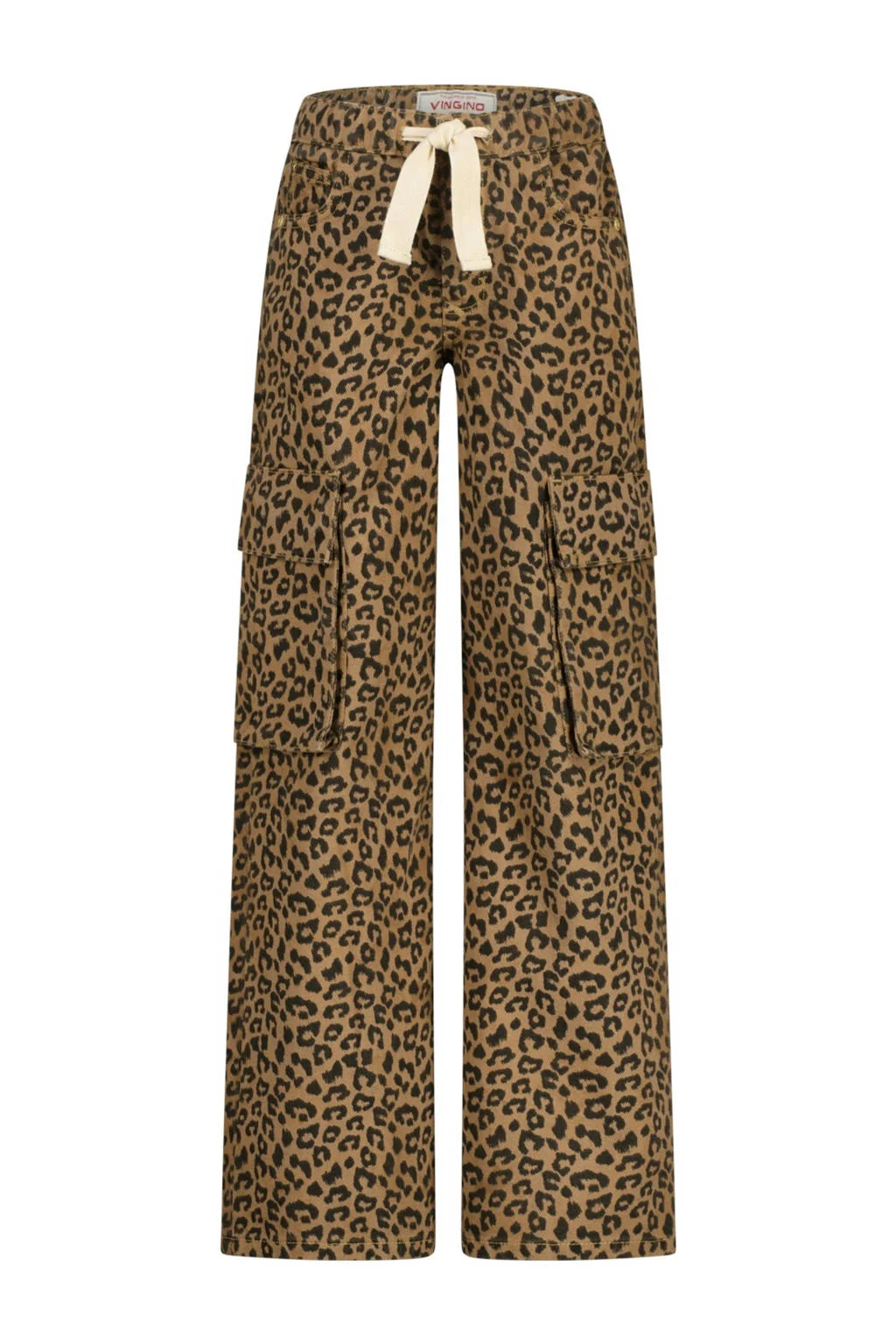 Vingino wide leg jeans bruin