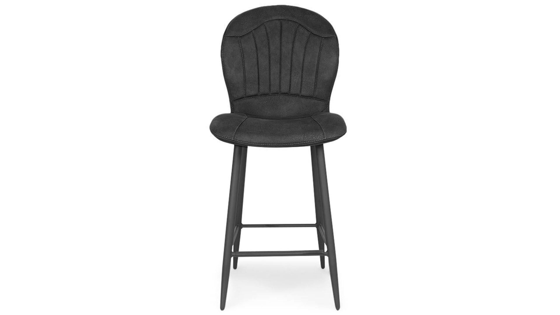 Barkruk - antraciet Jeannine B49 x D65 x H106.5 cm