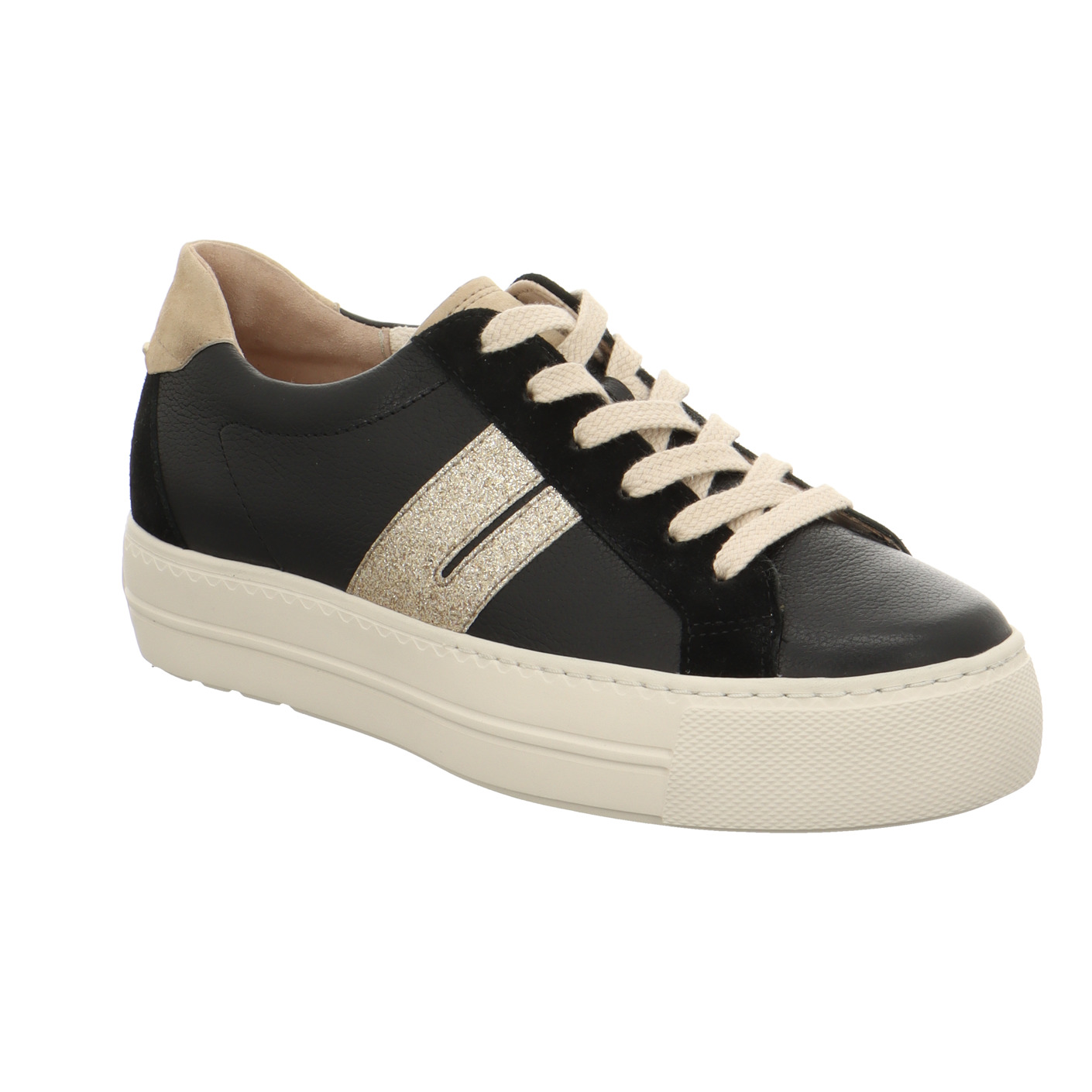 Plateau Sneaker schwarz