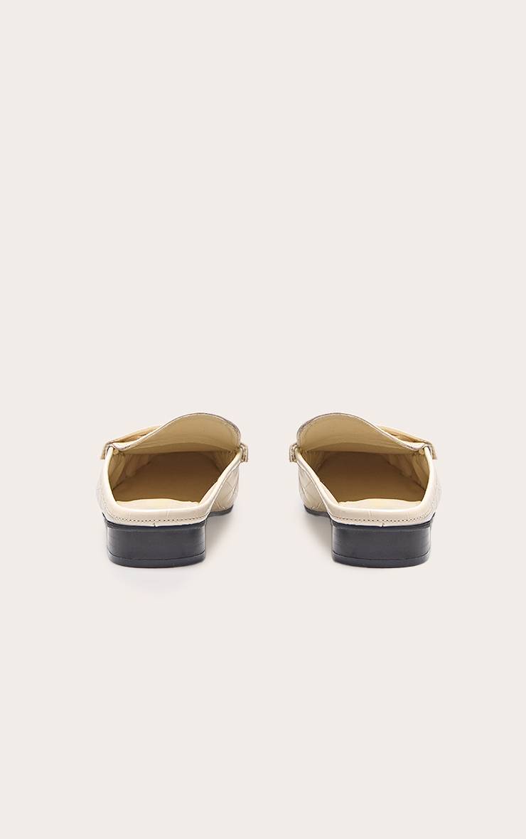 Crème Mocassin En Daim