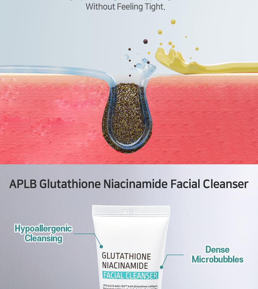 APLB - Glutathion Niacinamide Gezichtsreiniger Set