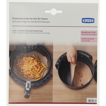XAVAX 111419 Xavax Beschermend inzetstuk voor heteluchtfriteuses, anti-aanbak, kan op maat worden gesneden, vierkant