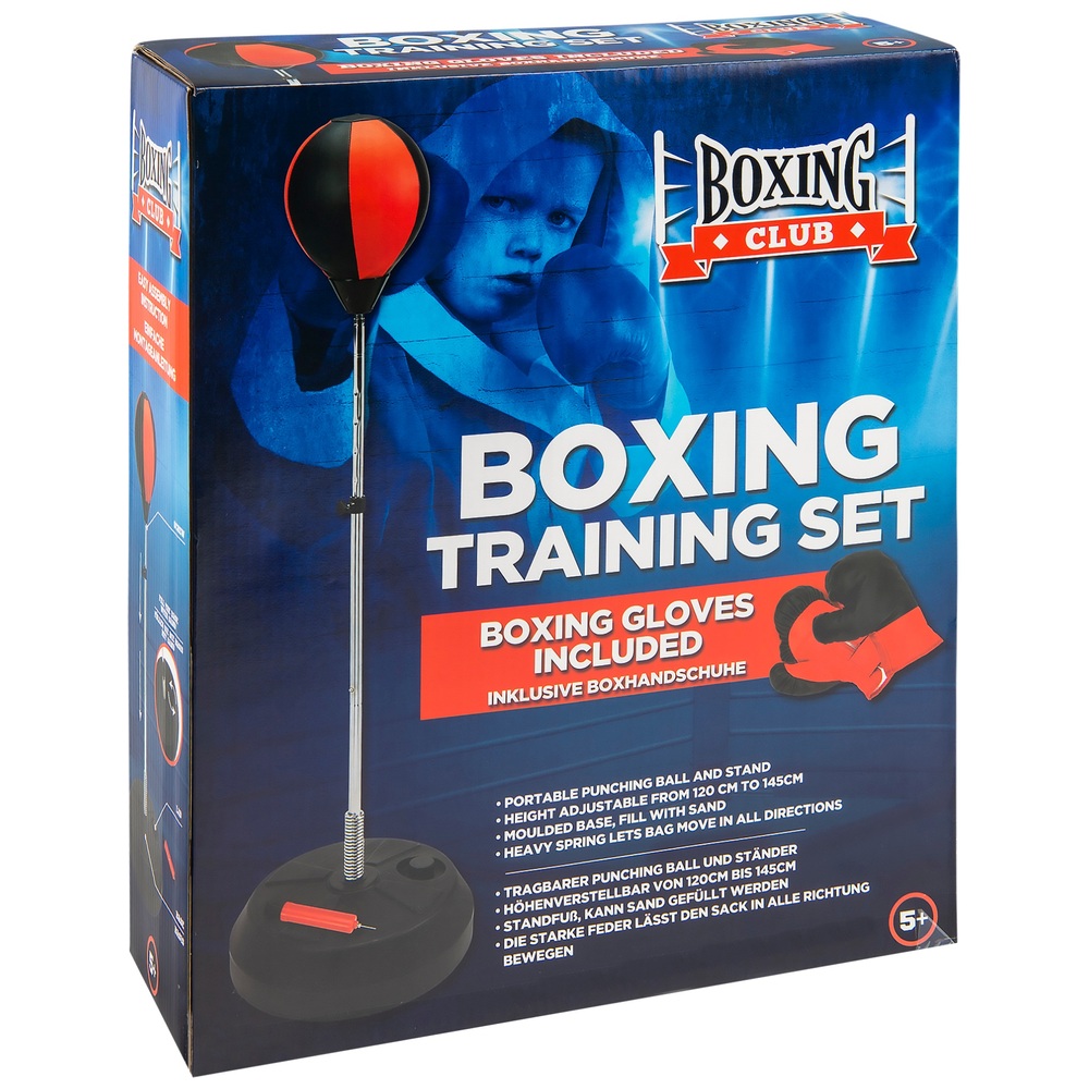 Box-Trainingsset mit Handschuhen