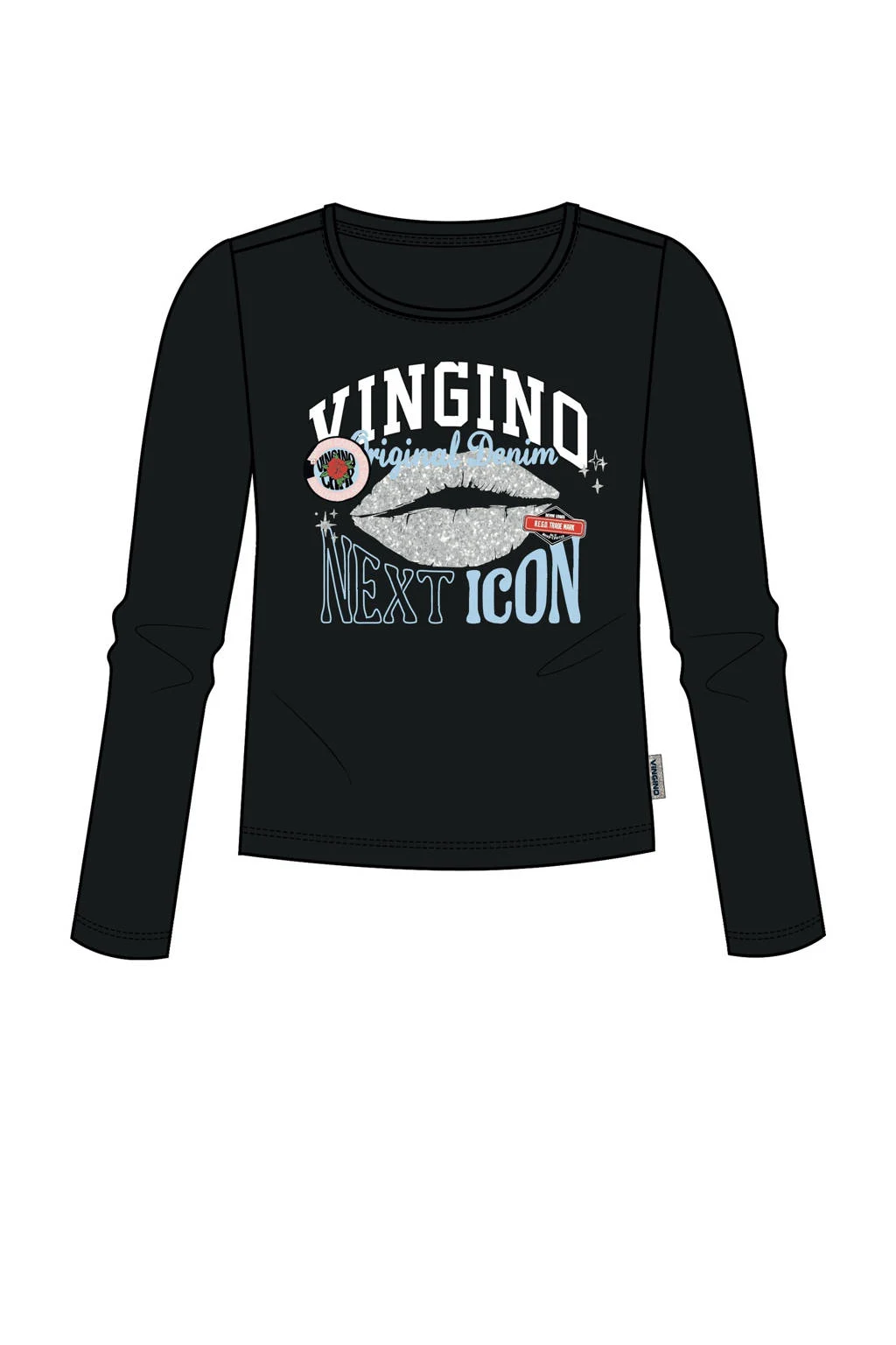 Vingino longsleeve zwart