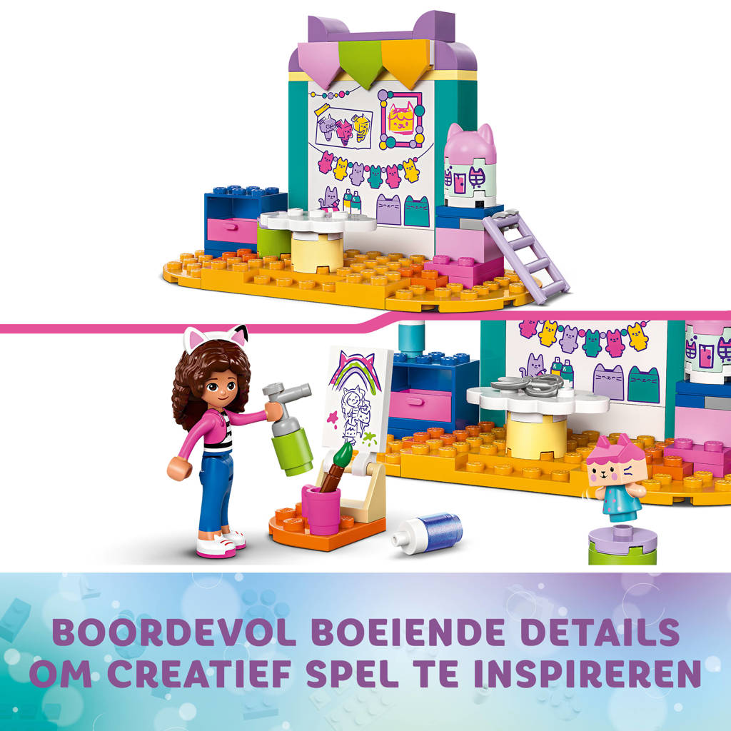 4+ Gabby's poppenhuis Knutselen met Babykitty, Rollenspel Speelgoed voor Kinderen 10795