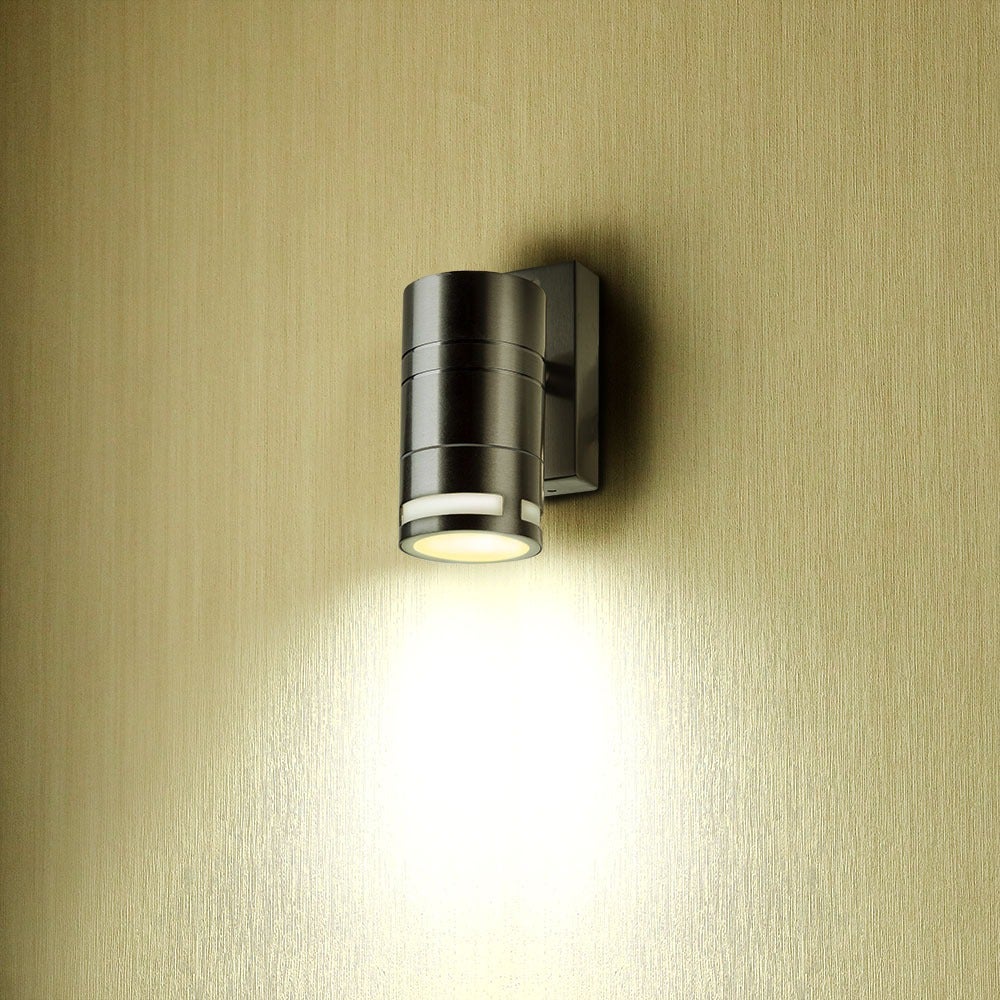 GU10 Buitenverlichting - Wandmontage - Fittingen - Roestvrij staal - IP44 - Modelnr.: - VT-7631