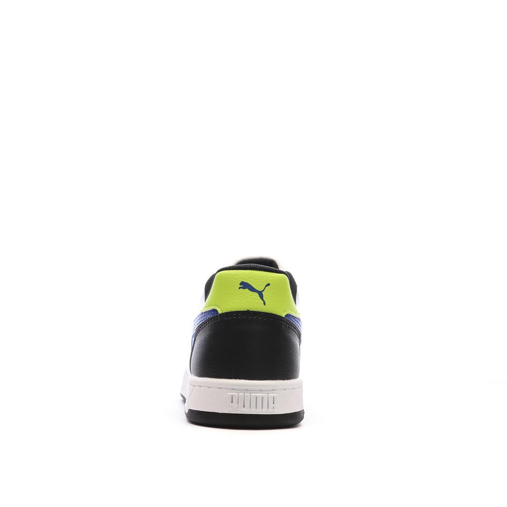 Puma Baskets Blanches/Noir/Marine Garçon Puma Caven 2.0