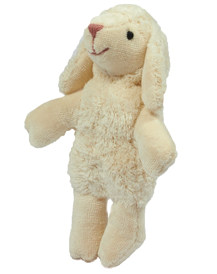 Kuscheltier TIERPUPPE BABY SCHAF (20cm) in weiß