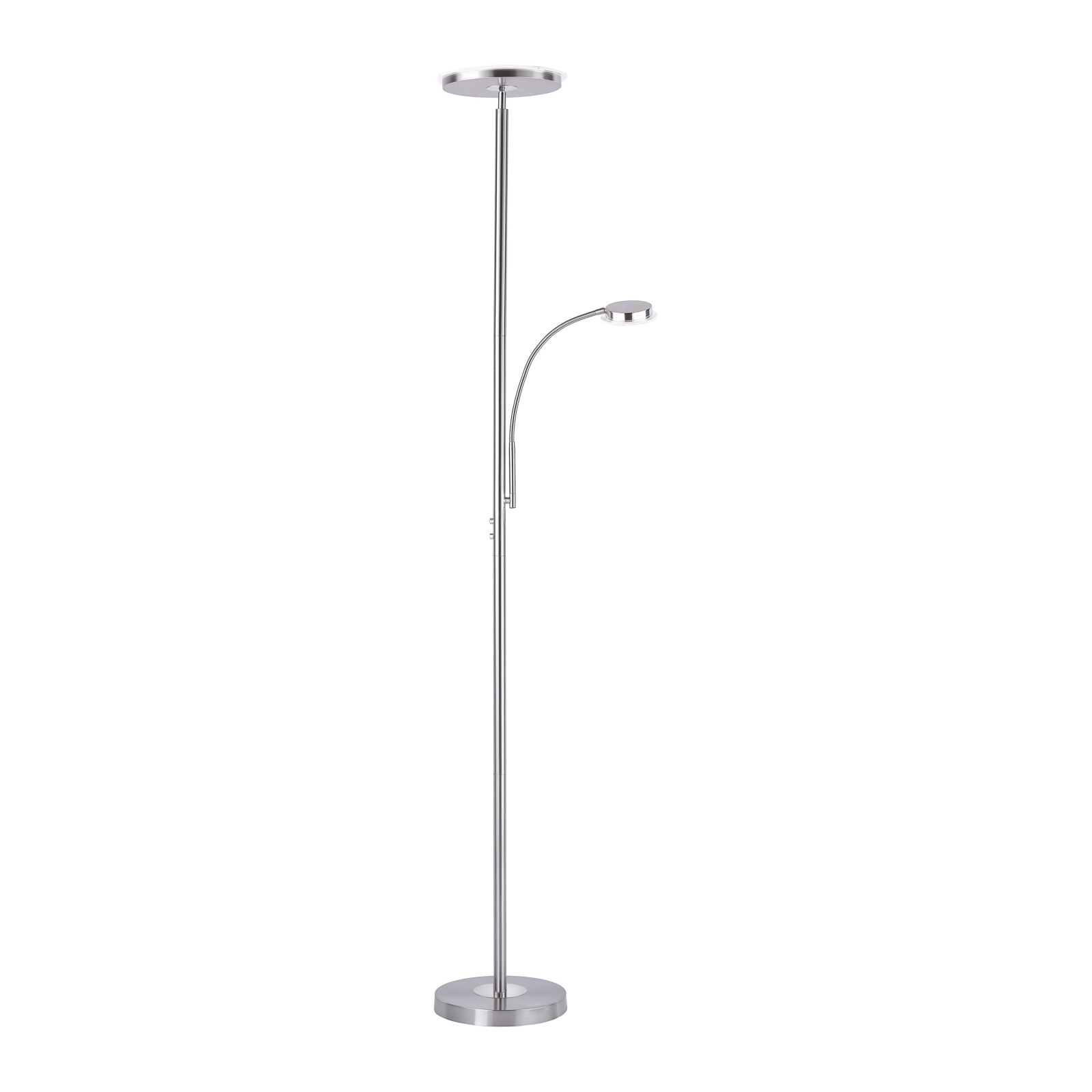 LED-Stehleuchte -Stahl - dimmbar - 193 cm