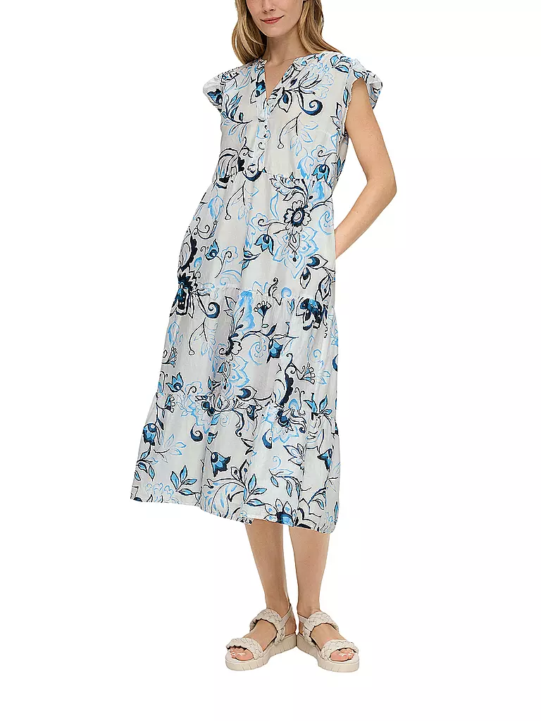 S.OLIVER Midikleid weiss