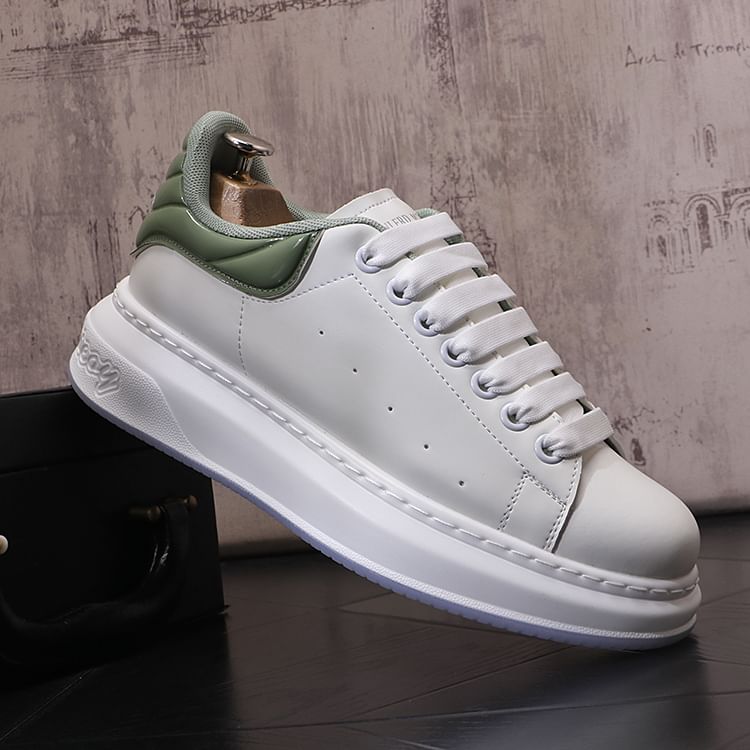 Mr Ozera - Tweekleurige platform sneakers