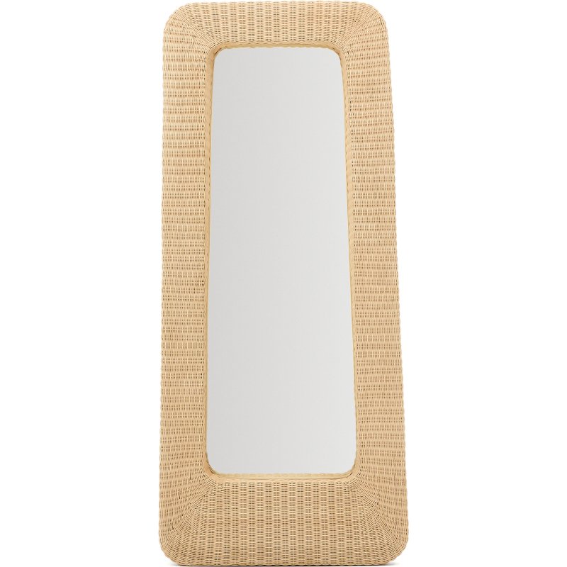 Miroir en rotin Zilna 58 x 120 cm