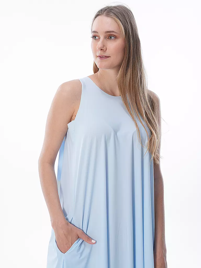 NINETO9 Kurzkleid hellblau