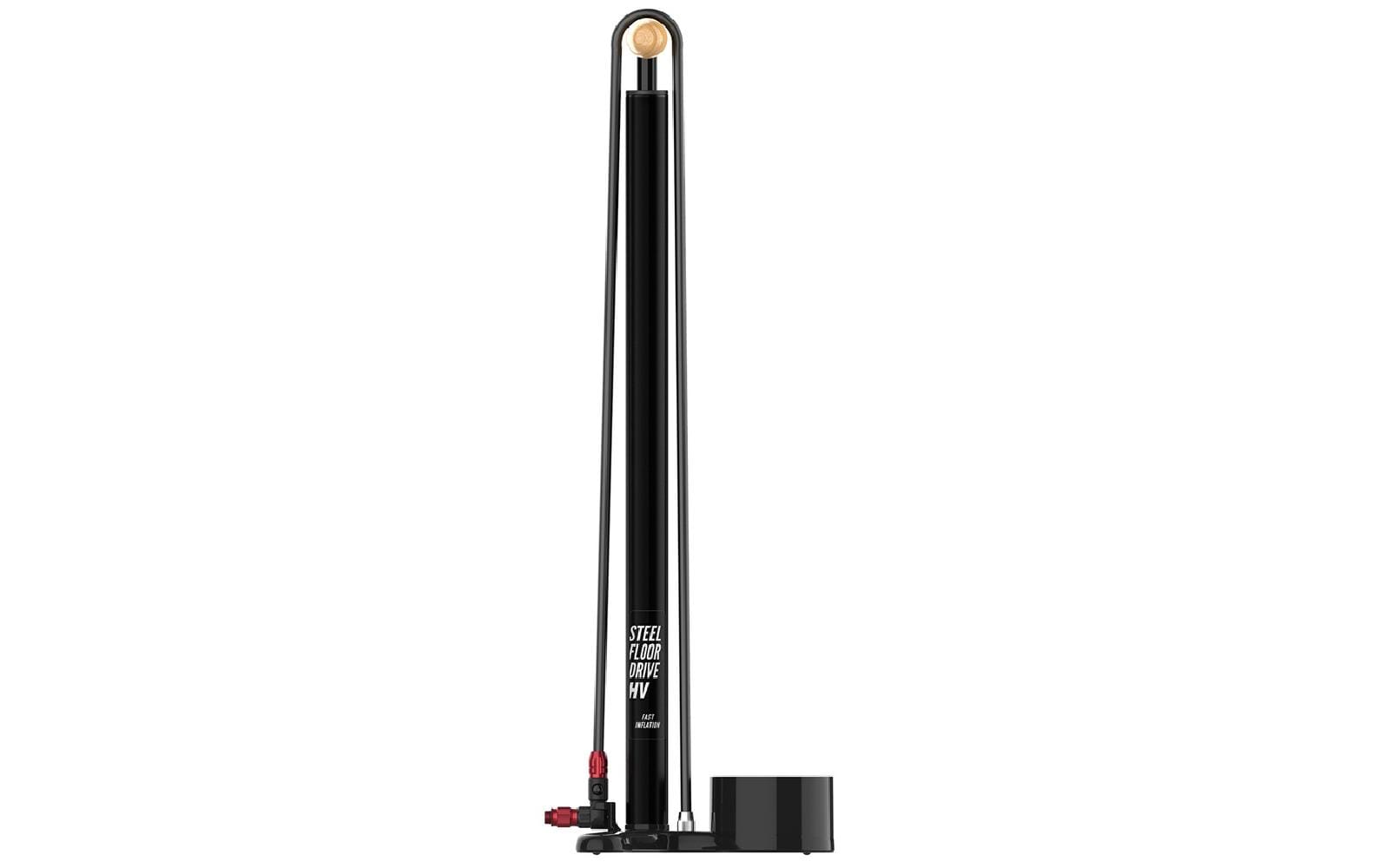 Standpumpe Steel HV Floor Drive 3.5 ABS1 Pro SchwarzBoden-Luftpumpe