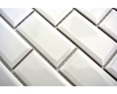 Keramisch mozaïek CG M07W 29,56x29,1 cm wit