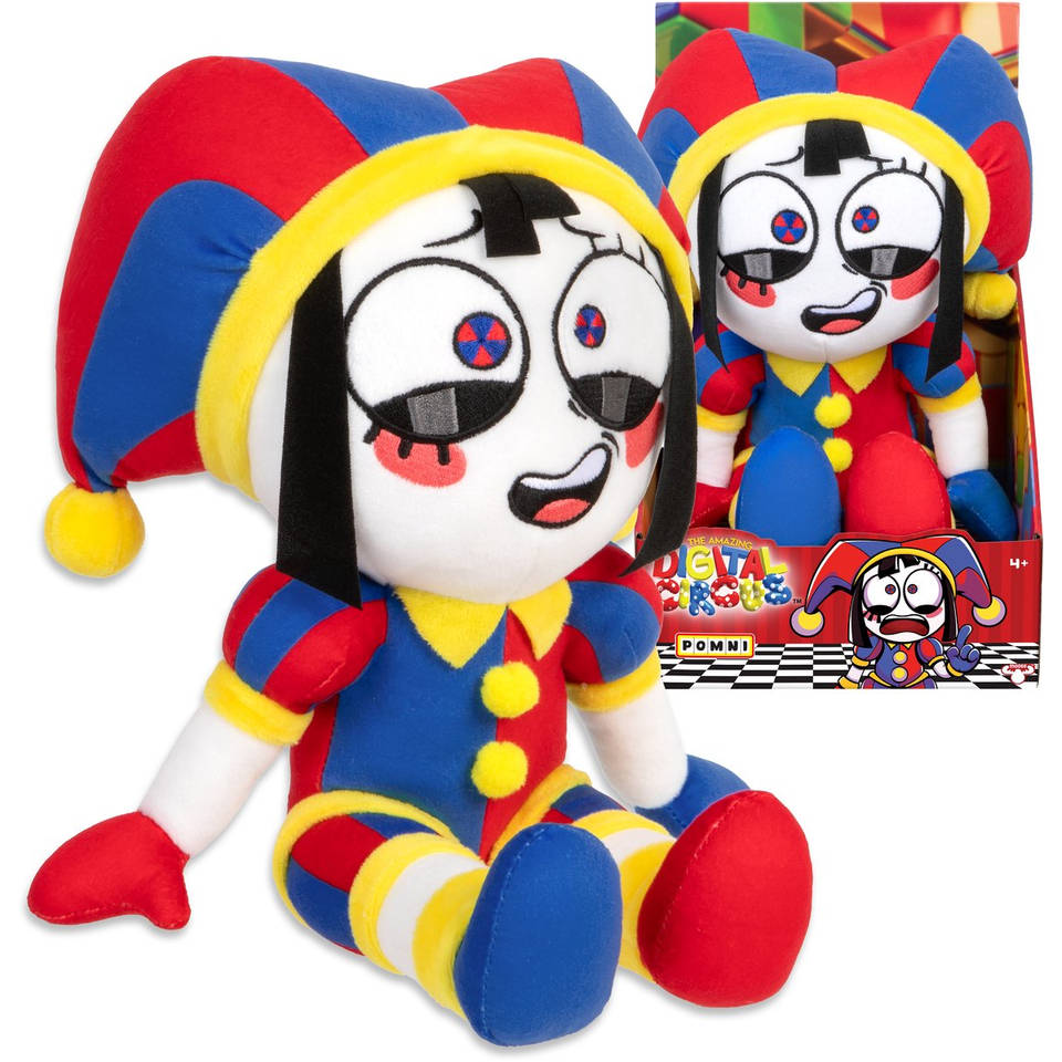 The Amazing Digital Circus grote pluchen Pomni knuffel