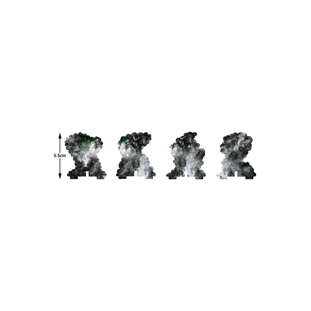 Flames of War - Smoke Bombardment Markers