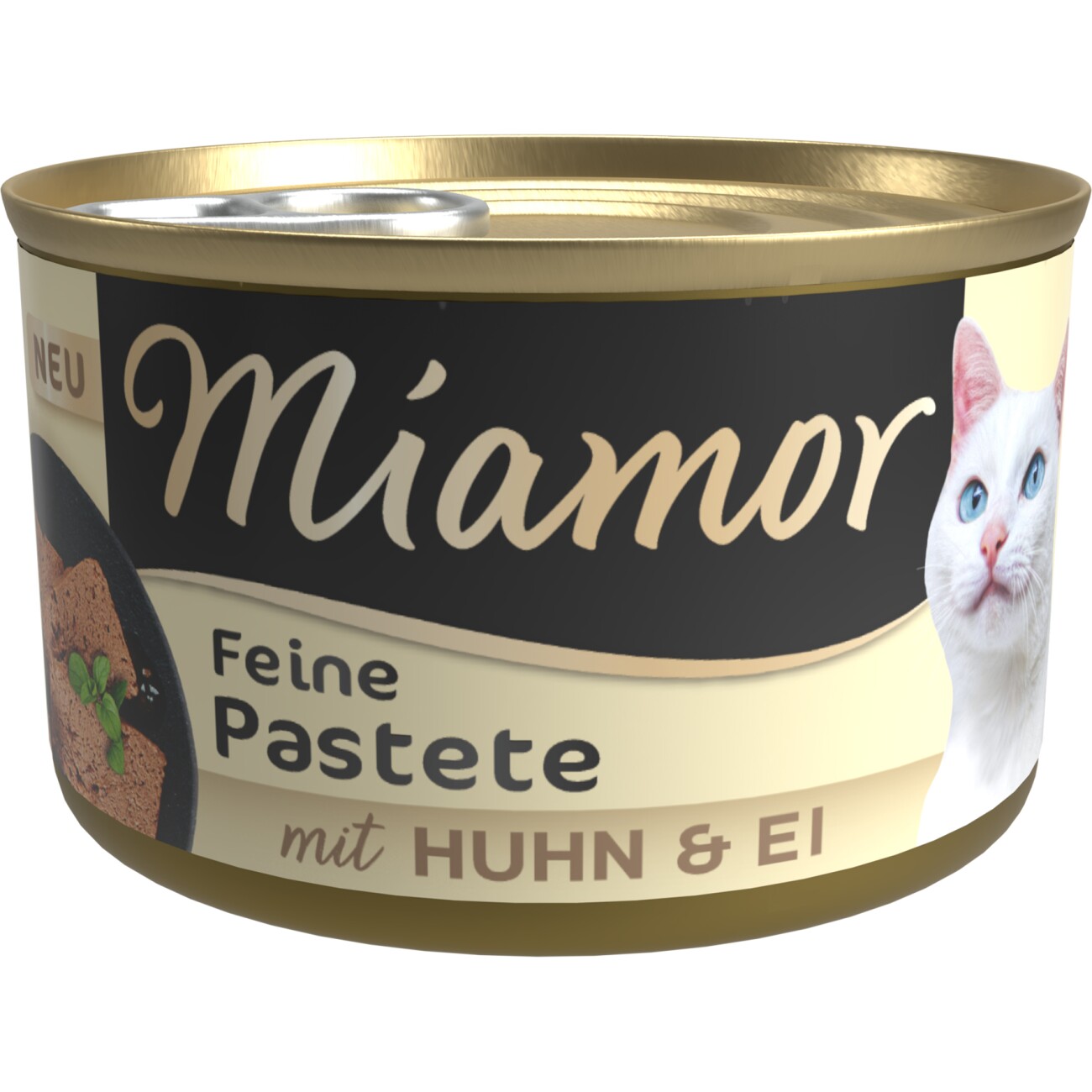 Miamor Feine Pastete Katze Nassfutter Adult Huhn mit Ei 12x85 g