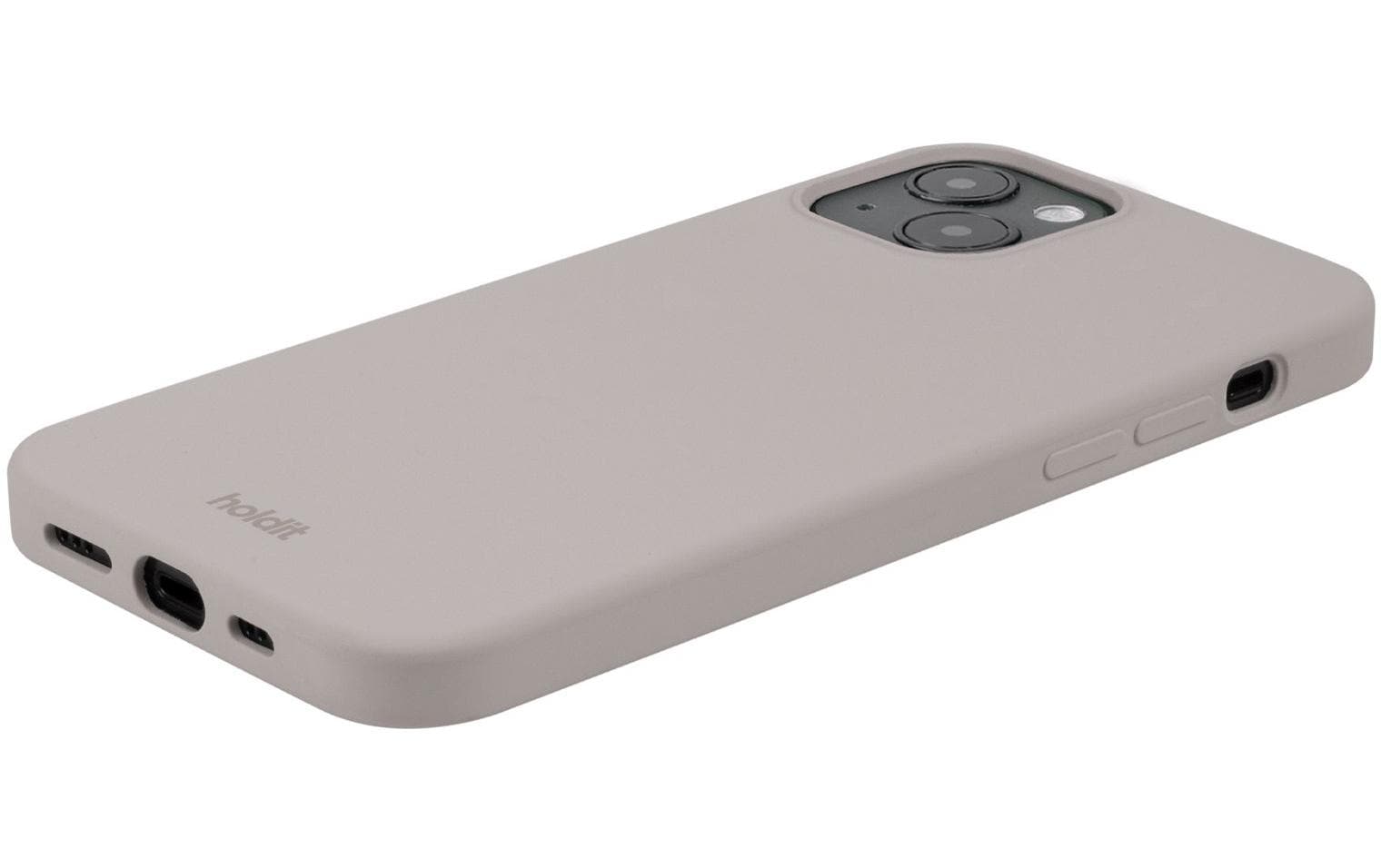Back Cover Silicone iPhone 14 Plus TaupeModerne Handyhülle aus ultradünnem und griffigem Silikon für das Apple iPhone 14 Plus