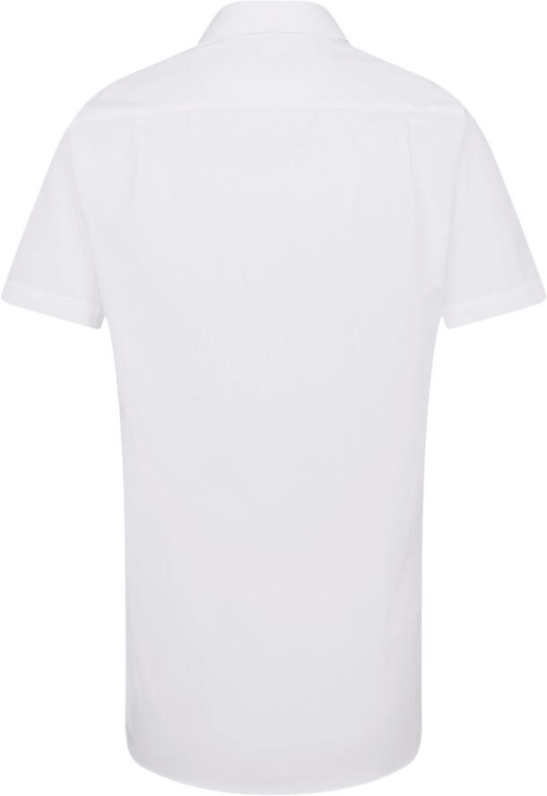 Seidensticker Business Shirt Regular Short sleeve Kent-Collar Uni White