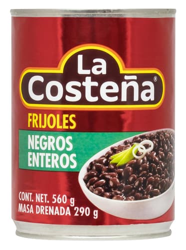 La Costena Bohnen schwarz ganz - 560g