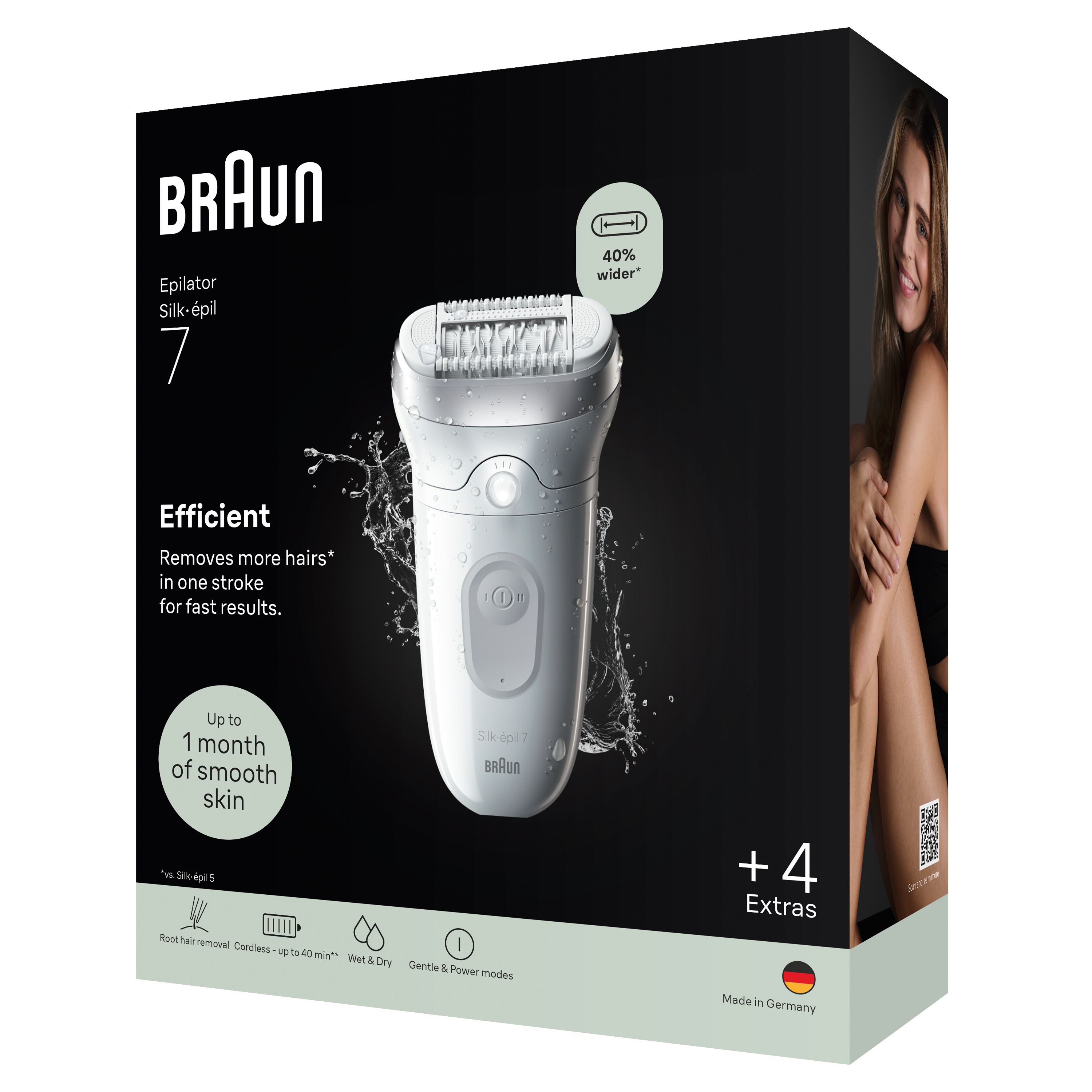 Braun Silk·épil 7 7-041 epilator Wet & Dry