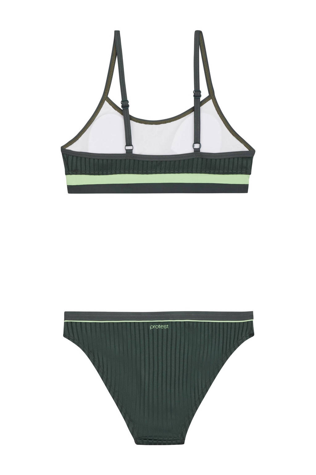 crop bikini PRTROSY JR kakigroen