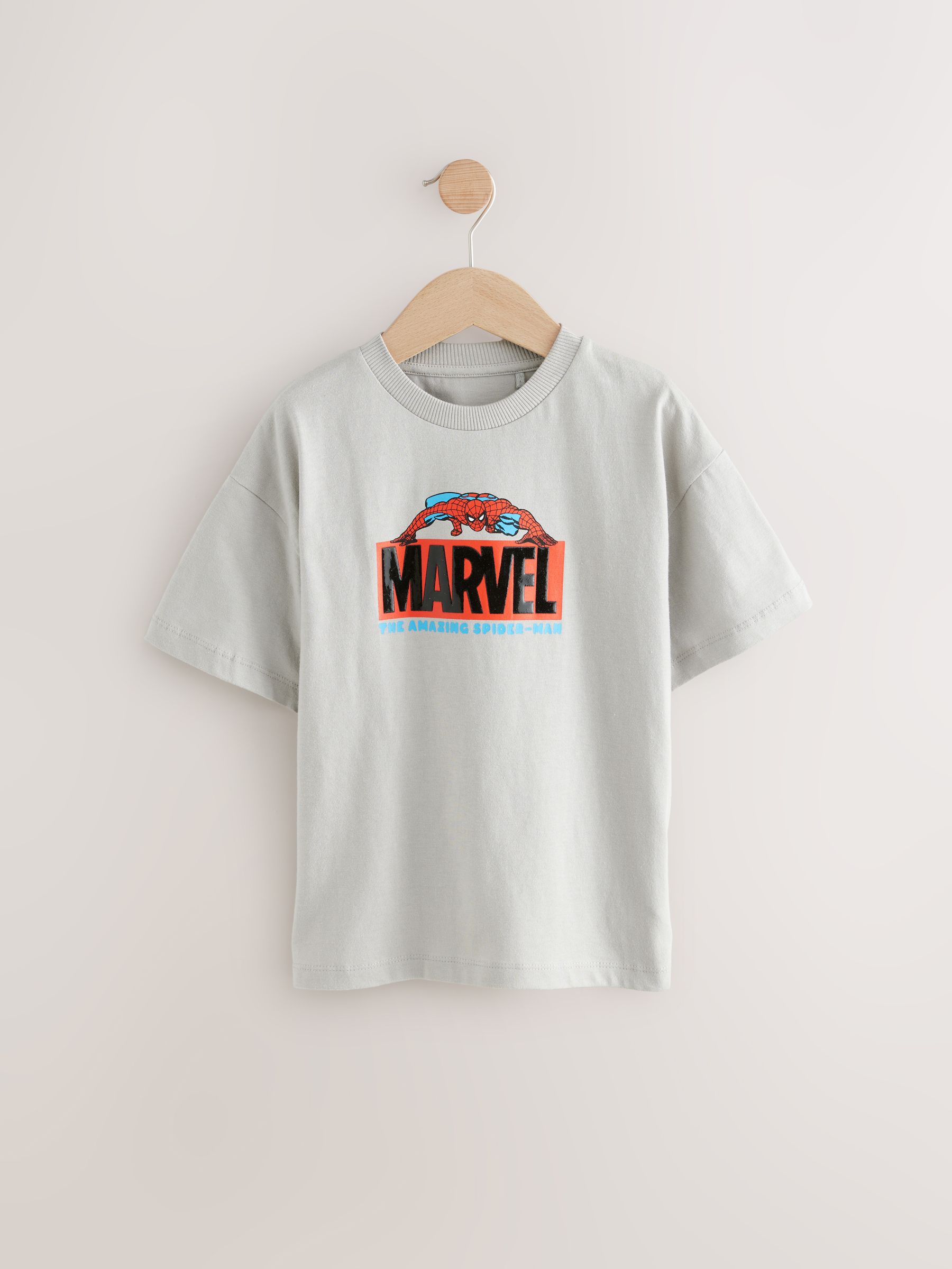 Pastelgeel - Spiderman Marvel T-shirt van 100% katoen (3 - 16 jr)