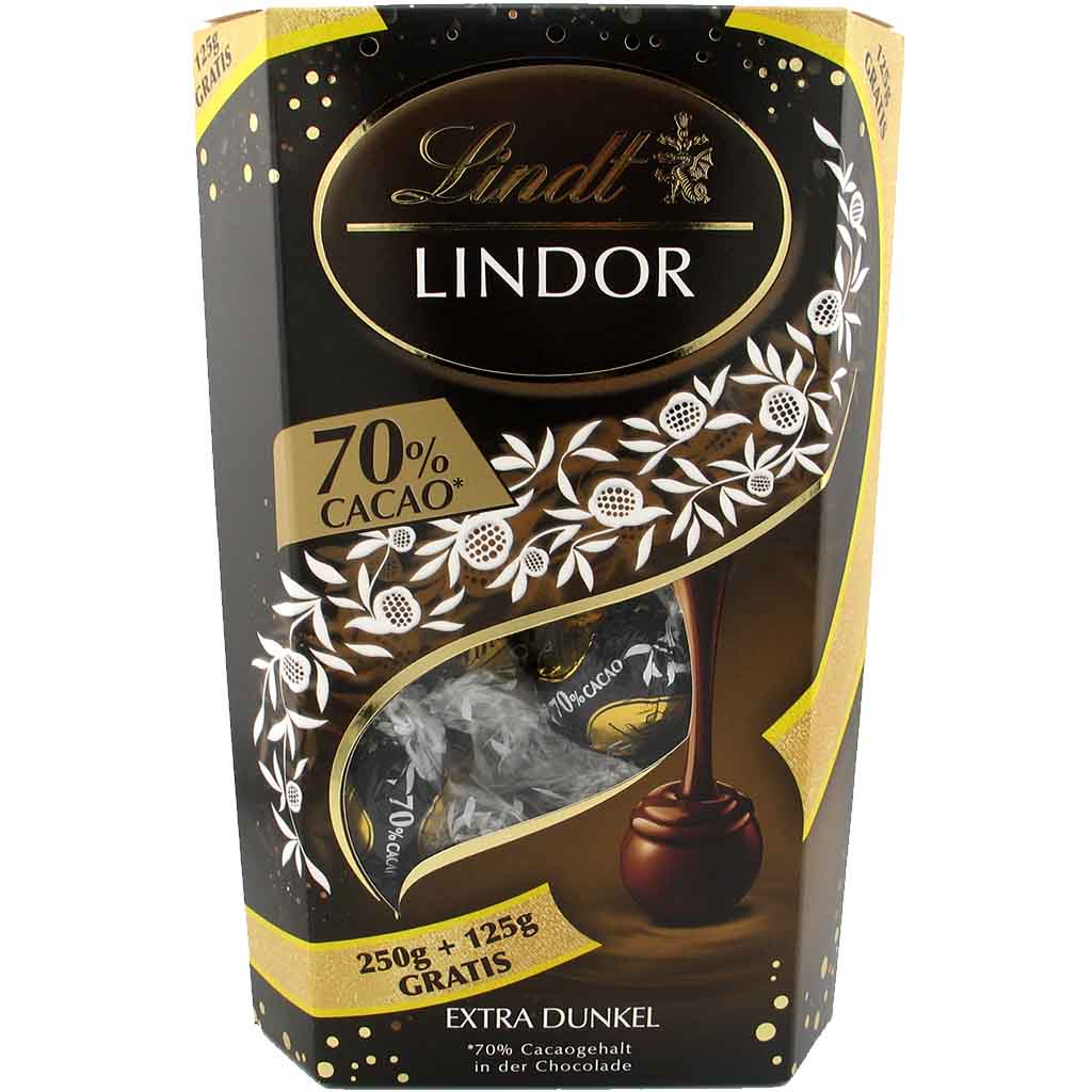 Lindt Lindor Kugeln Extra Dunkel 75 Jahre Jubiläum 375g MHD:28.2.25