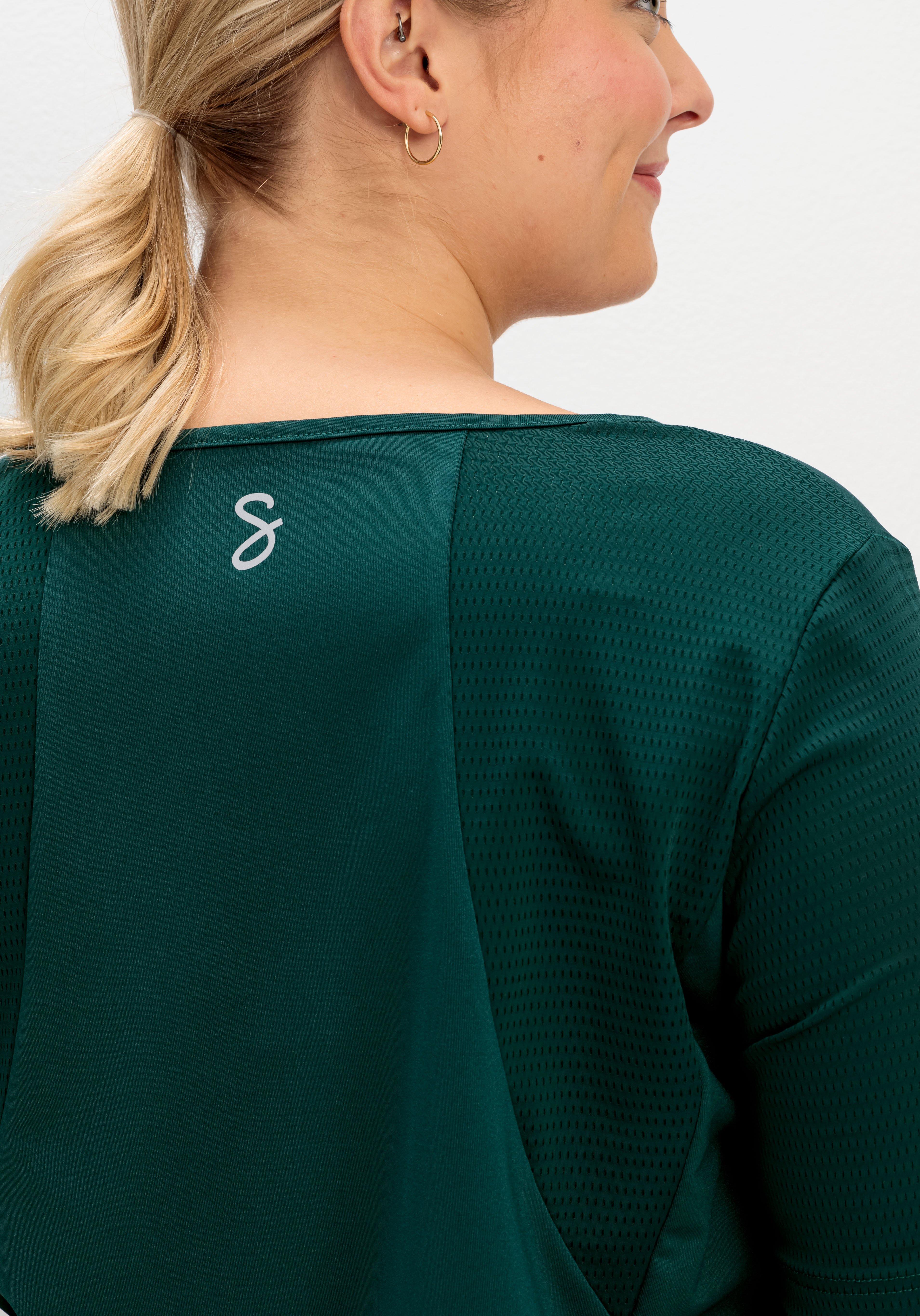 Funktionsshirt mit elastischem Saumbündchen