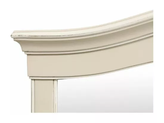 Miroir rectangulaire MDF Blanc - Lubéron Interior's