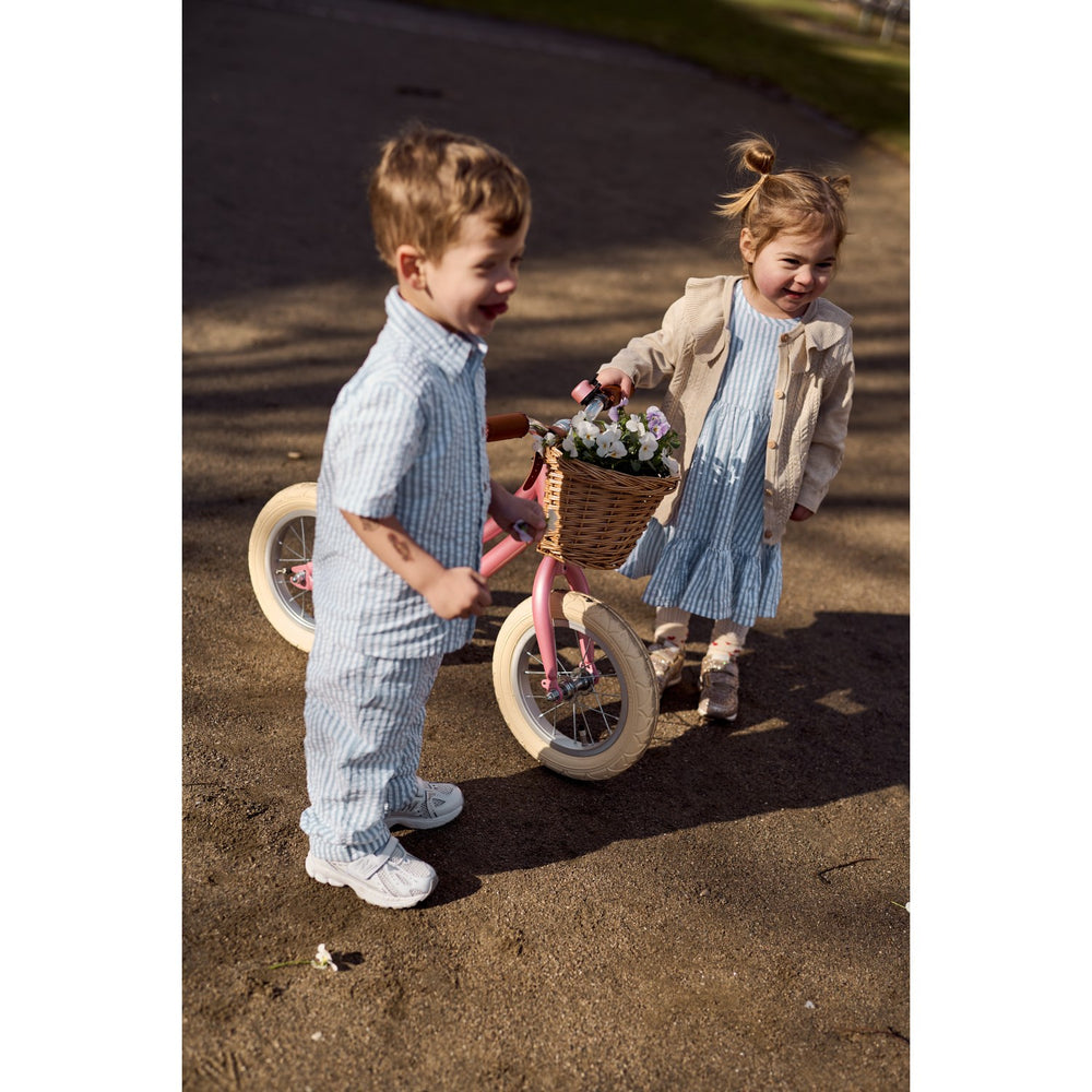 Køb THE NEW Siblings X Luksusbaby Blue Fog Striped Ojo Bukser