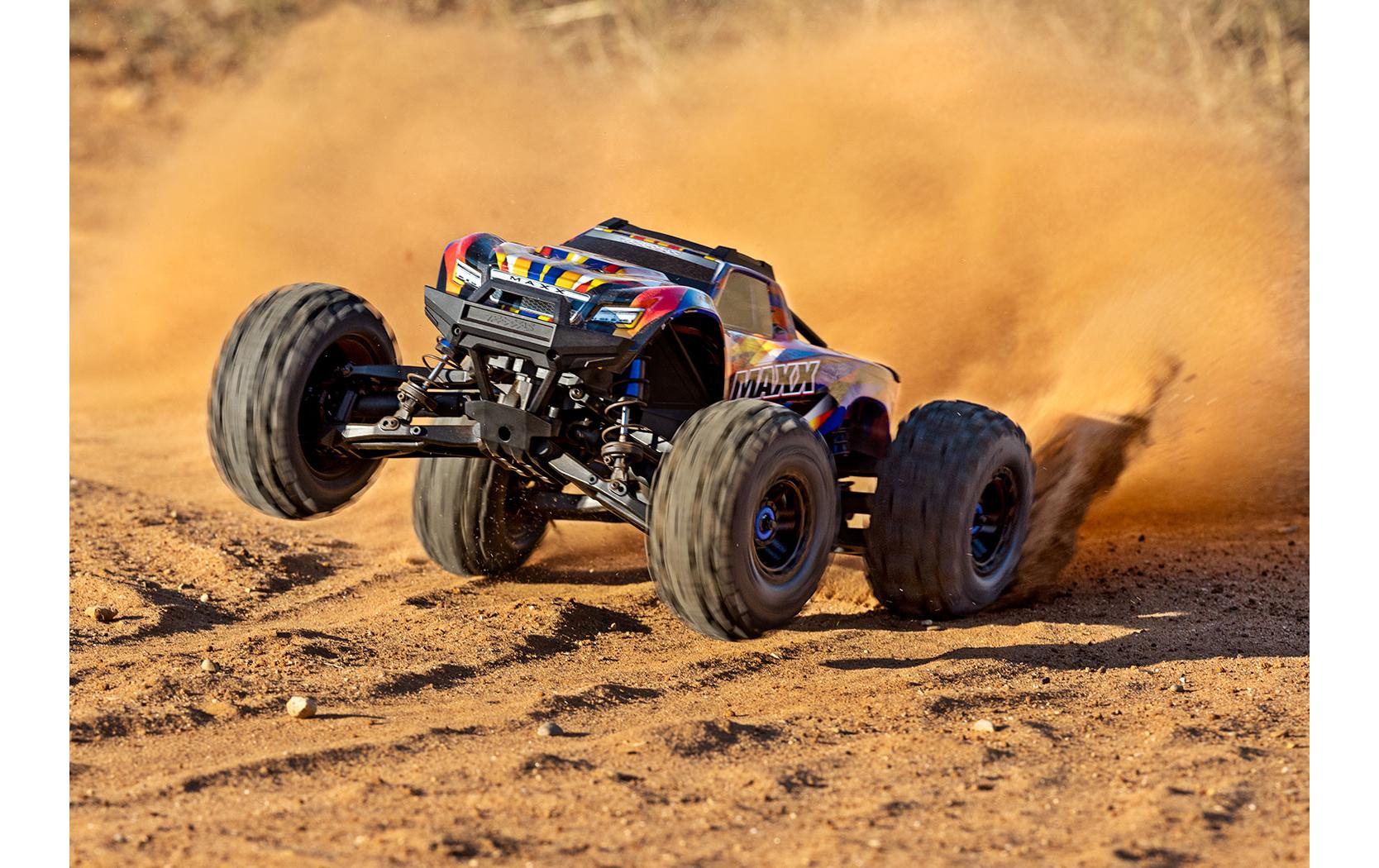 Monster Truck WideMAXX, 4WD, Gelb 1:10, ARTR<br>Verbreiterte Version des 4WD Brushless Truck «Maxx»