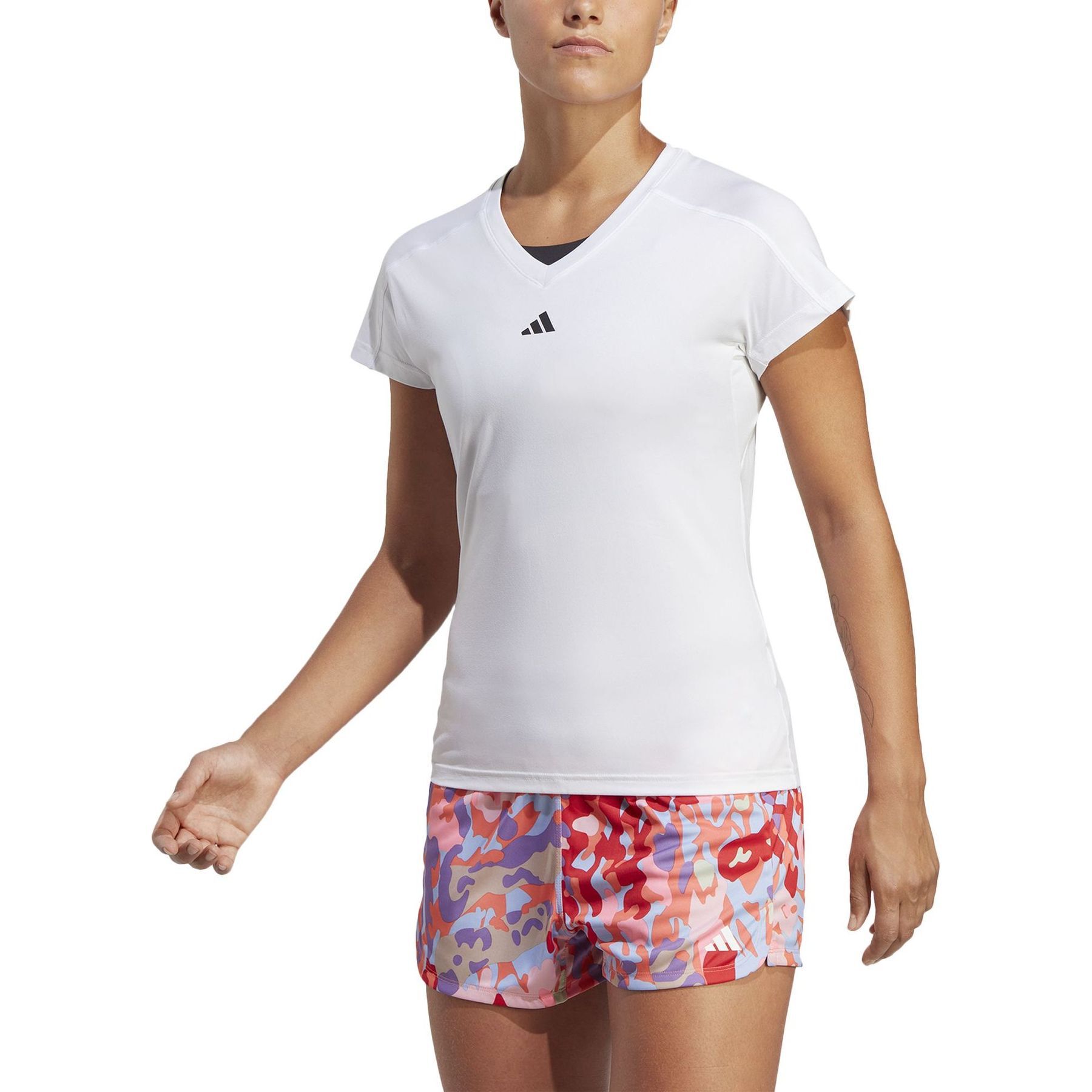 Adidas PerformanceAEROREADY Train Essentials Minimal Branding V-Neck T-Shirt