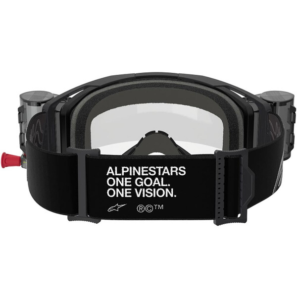 Alpinestars - Masque Vision 8 Corp Roll-Off Noir / Blanc / Transparent