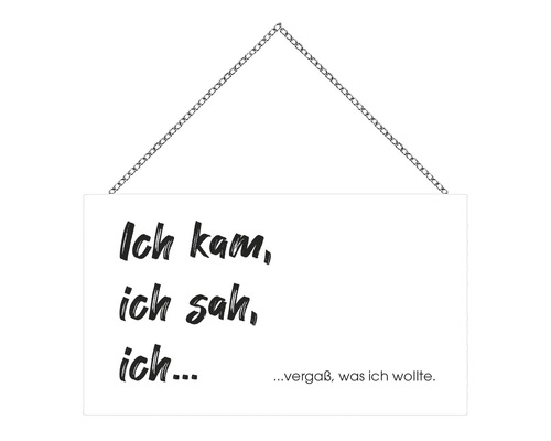 Houten bordje 