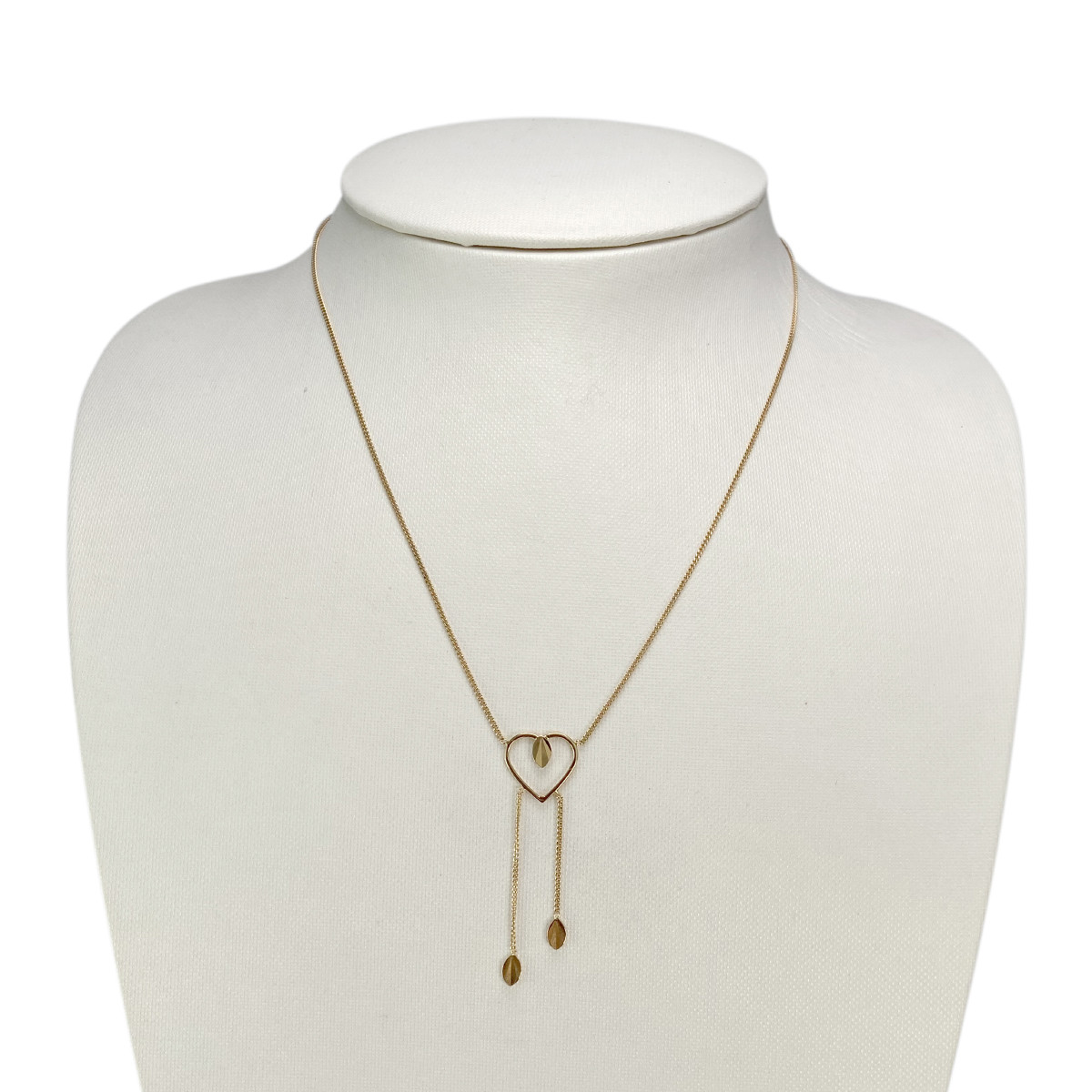 Collier d'occasion or 750 jaune maille gourmette 42 cm