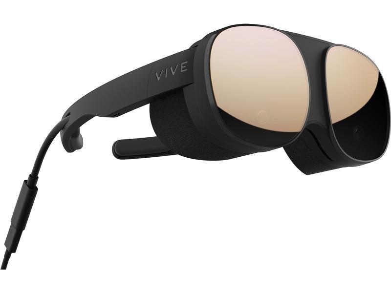 HTC VR-Brille Vive Flow Ultraleichte, faltbare und immersive VR-Brille mit austauschbaren Gesichts- und Schläfenpolstern