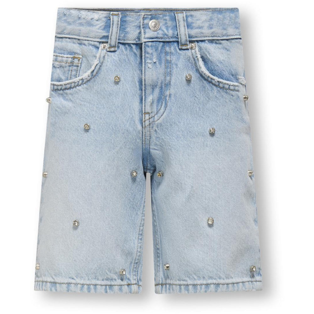 Køb kids ONLY Light Blue Denim Hope Loose Long Shorts Denim