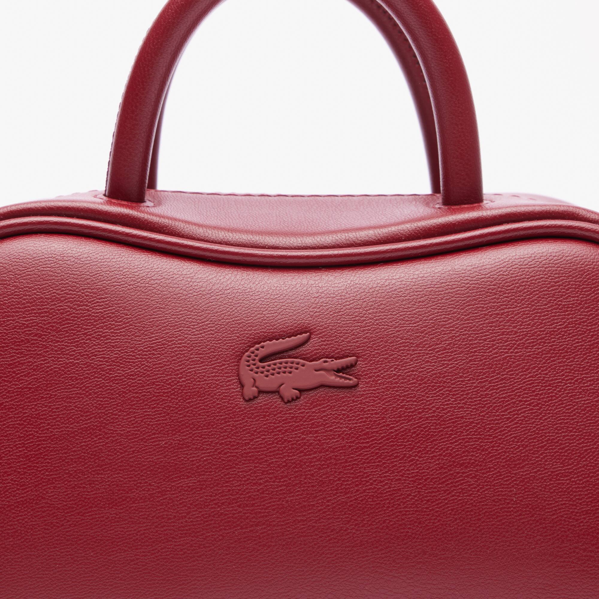 Lora Ledertasche mini Crossbody Taschen - Rot - Lacoste - Damen