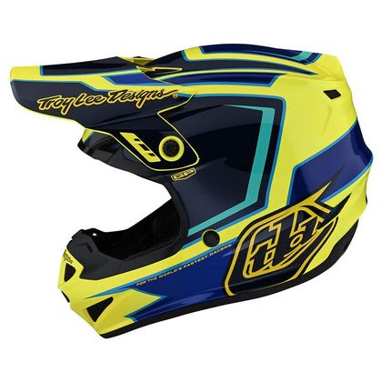 Casque cross TroyLee design GP RITN YOUTH - Jaune